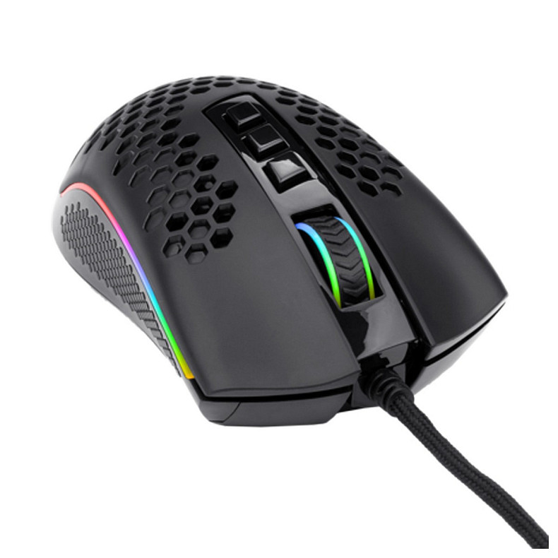 Мишка Redragon Storm Elite RGB, ігрова, 16000dpi., 10кн., чорна