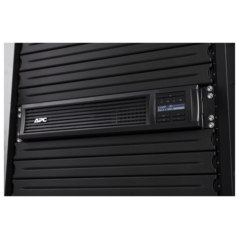 Источник бесперебойного питания APC Smart-UPS 1500VA/1000W, RM 2U, LCD, USB, SmartConnect, 4xC13