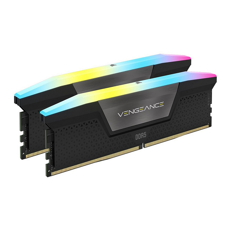 ОЗП Corsair 2x24GB DDR5 5600 MHz Vengeance RGB Black (CMH48GX5M2B5600C40)