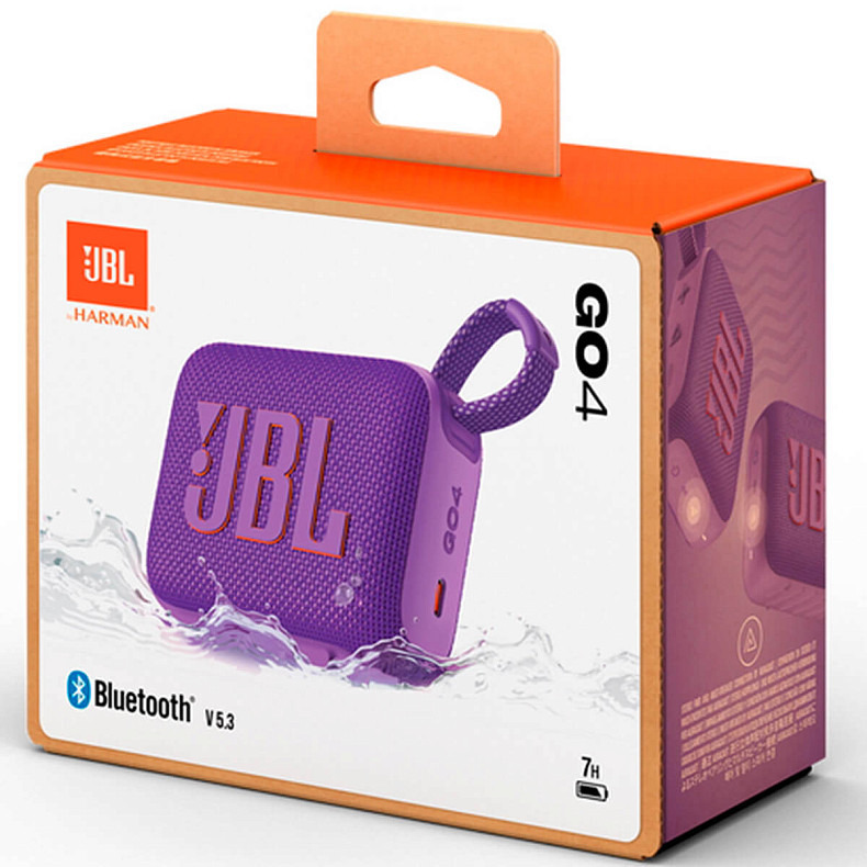 Портативна акустика JBL GO 4 Purple (JBLGO4PUR)