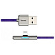 Кабель Baseus Iridescent Lamp Mobile Game USB3.1-Lightning 1.5A, 1м, Purple (CAL7C-A05)