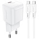 Зарядний пристрій USB-C 20W Gan A73 mini + USB-C cable Fast Charger White Acefast