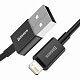 Кабель Baseus Superior Fast Charging USB-Lightning, 1м Black (CALYS-A01)