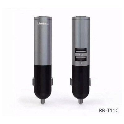 Bluetooh-гарнитура-зарядка Remax RB-T11С Black (6954851263920)