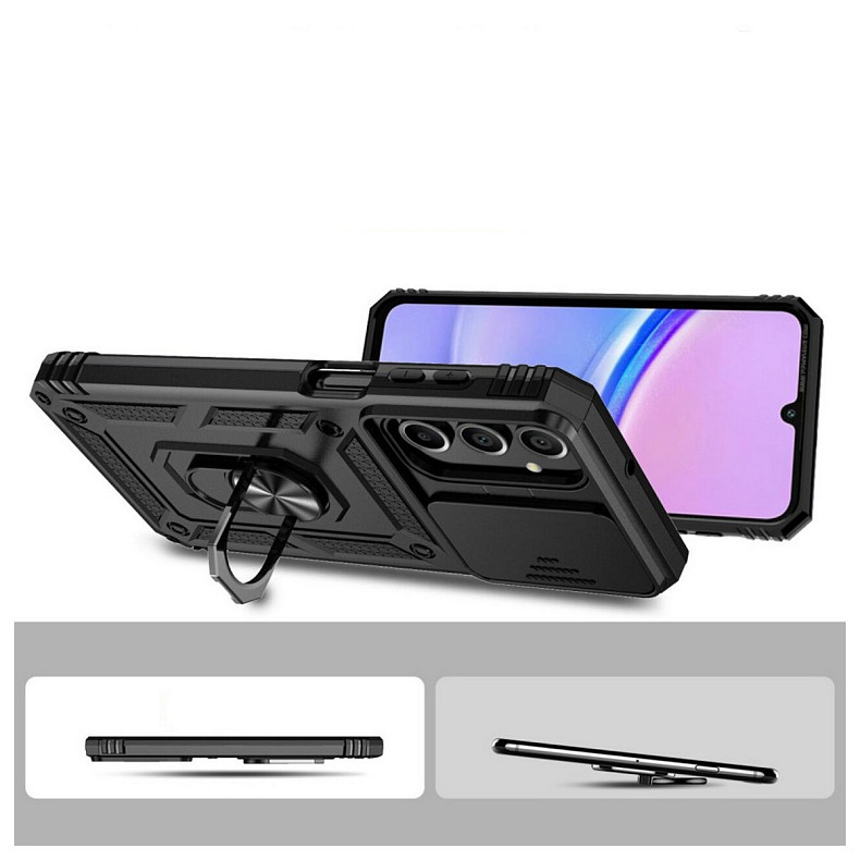 Чeхол-накладка BeCover Military для Samsung Galaxy A16 5G SM-A166 Black (712158)