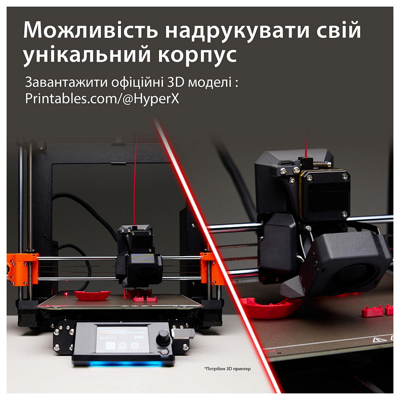Клавіатура HyperX Alloy Origins 2 1800 103key, Red, USB-A, Hot-Swap, EN/UA, RGB, чорний