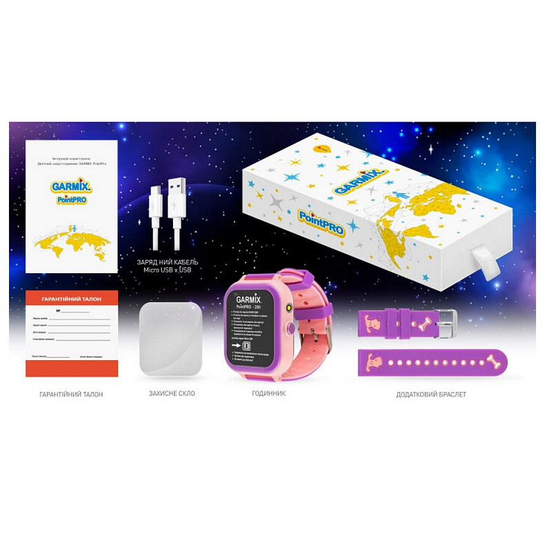 Детские смарт-часы Garmix PointPRO-200 4G/GPS/WiFi Pink