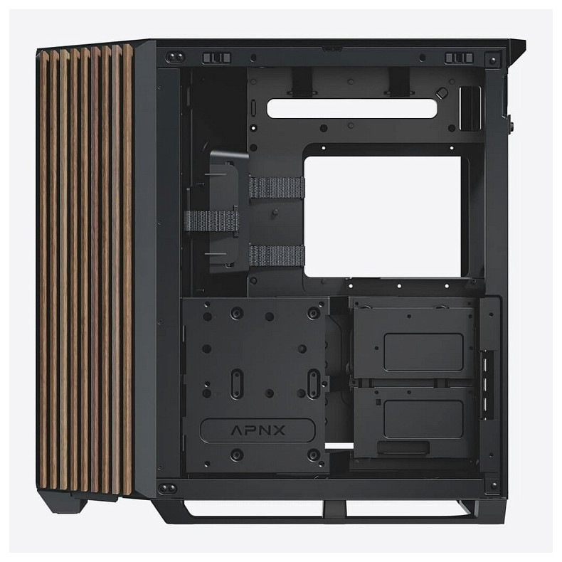 Корпус APNX V1-W (APCM-VI01103.11) Black без БП