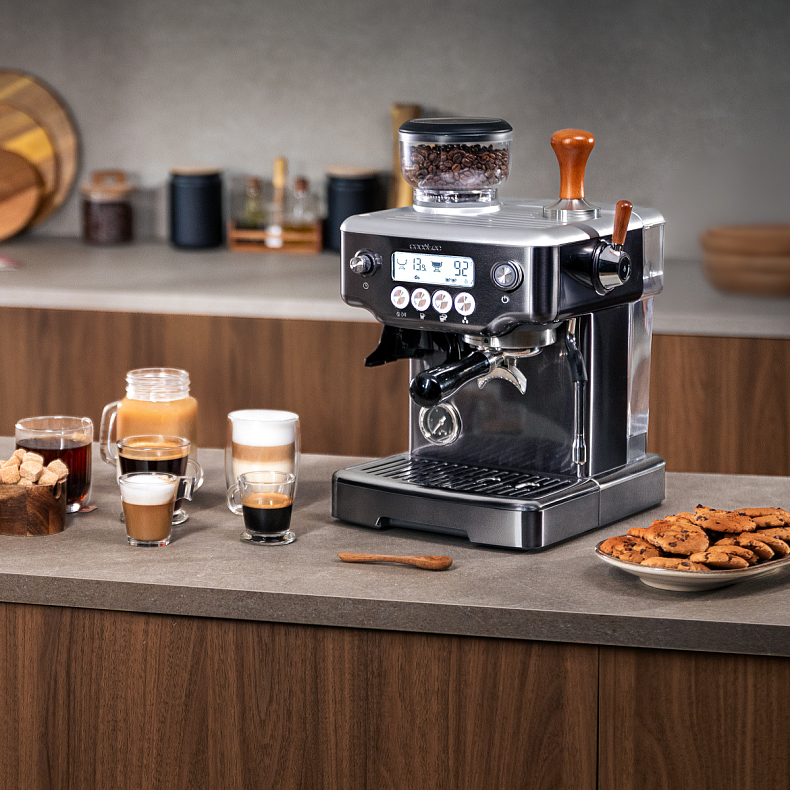 Кофеварка CECOTEC Power Espresso 20 Barista Steel & Grind