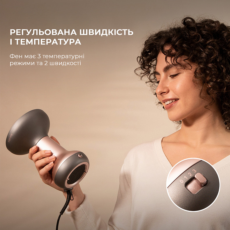 Фен CECOTEC Ionicare MagiCurls Grey