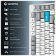 Клавиатура GamePro Asgard Yord Keychron Super Red Switch White (MK266WH)