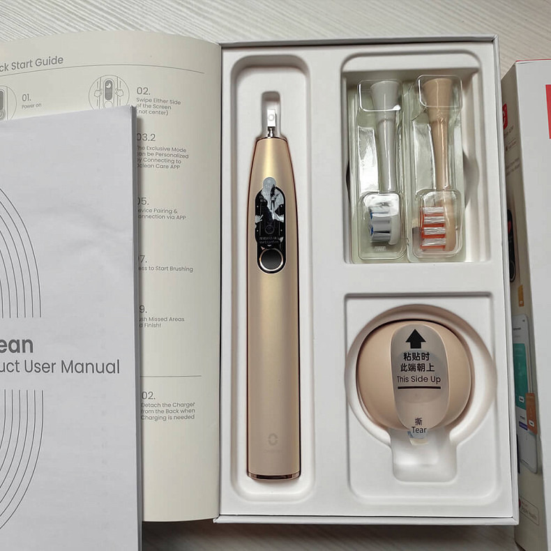 Oclean X Pro Digital Electric Toothbrush Champagne Gold - Повреждена упаковка