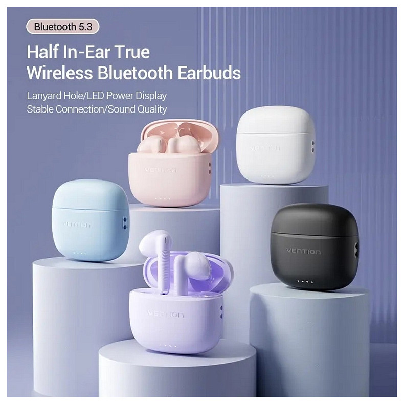 Наушники Vention Elf Earbuds E03 White