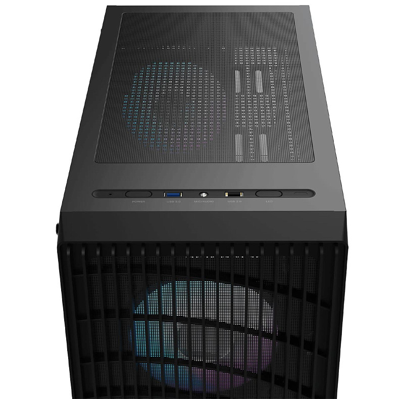 Корпус Ocypus GAMMA C70 W/O PSU, BK ARGB ATX (GAMMA-C70-BKG400XX-GL)