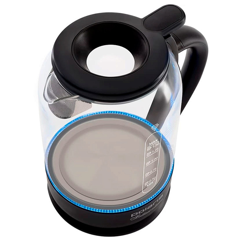 Електрочайник Polaris PWK 17103CGL Water Way Pro Чорний