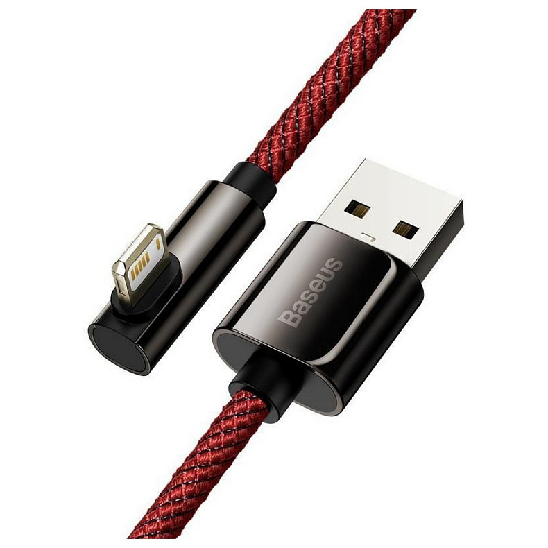 Кабель Baseus Legend Series Elbow USB-Lightning, 1м, Red (CACS000009)