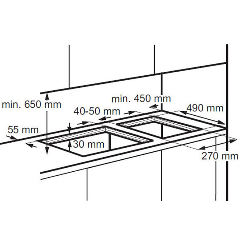 Варочная поверхность газовая Electrolux EGC3322NVK