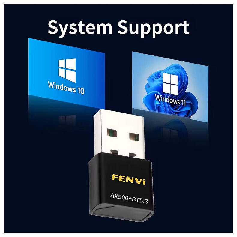 Беспроводной адаптер Fenvi FU-AX900B Wi-Fi 6, Bluetooth 5.3 Dual Band 2.4G/5G