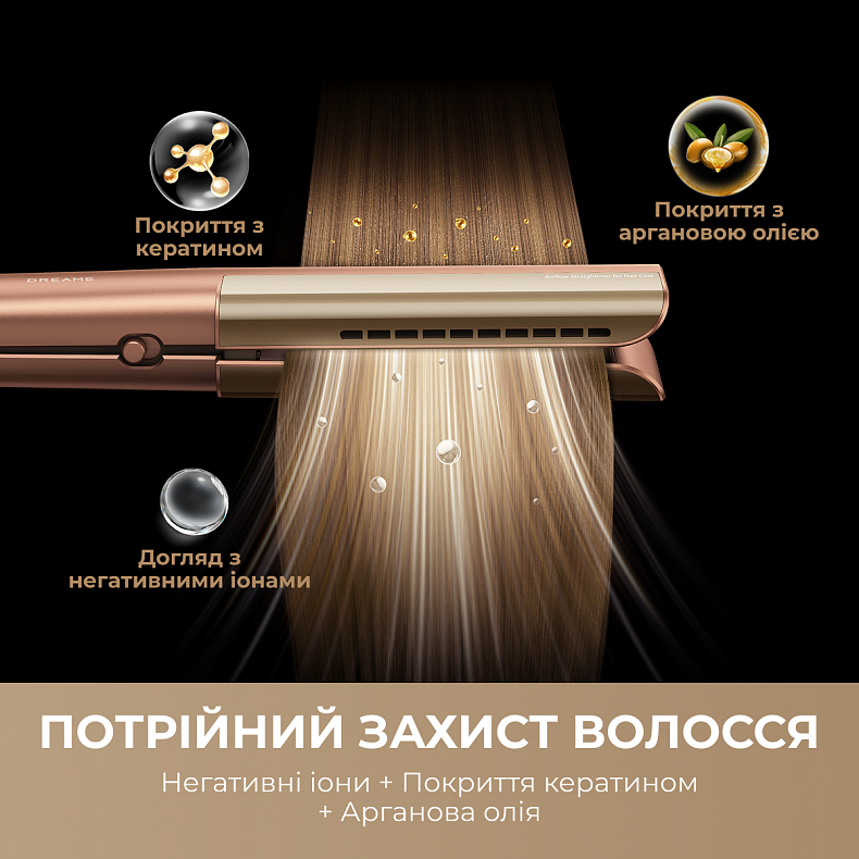 Фен-выпрямитель Dreame Aero Straight Gold AMA10A