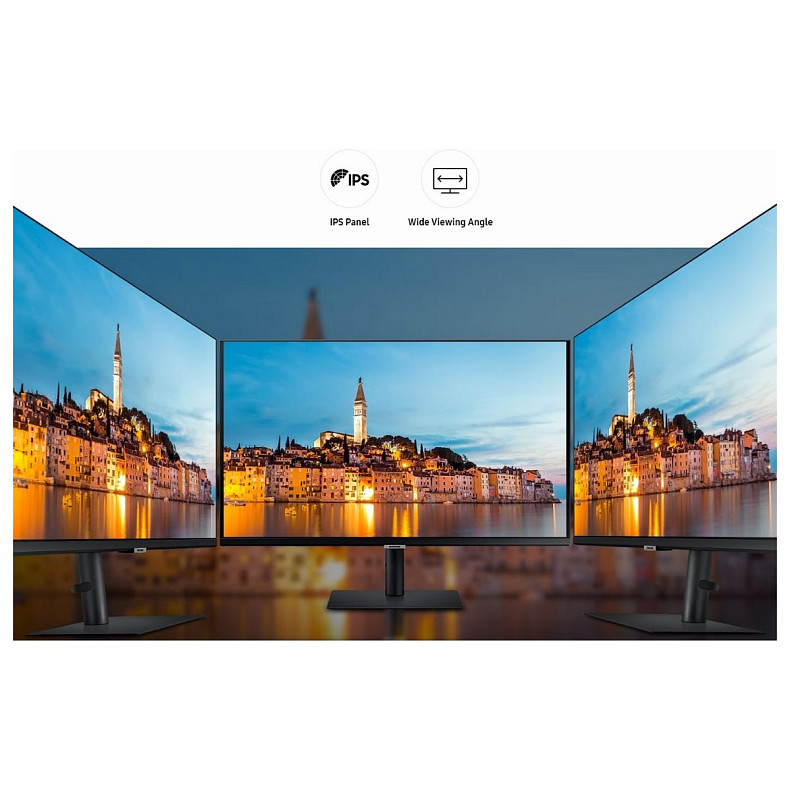 Монитор Samsung 27" S27A600U HDMI, DP, USB, MM, IPS, 2560x1440, 75Hz