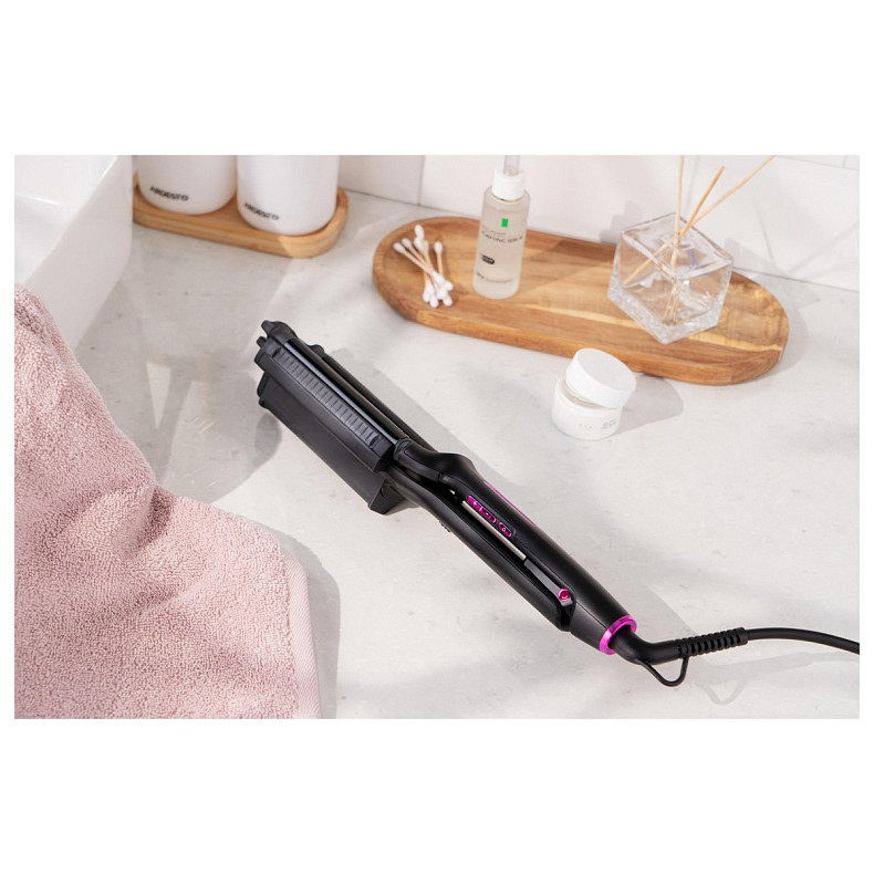 Плойка для створення локонів Ardesto Violet Pro, 90Вт, 170-210C, кераміка, чорний