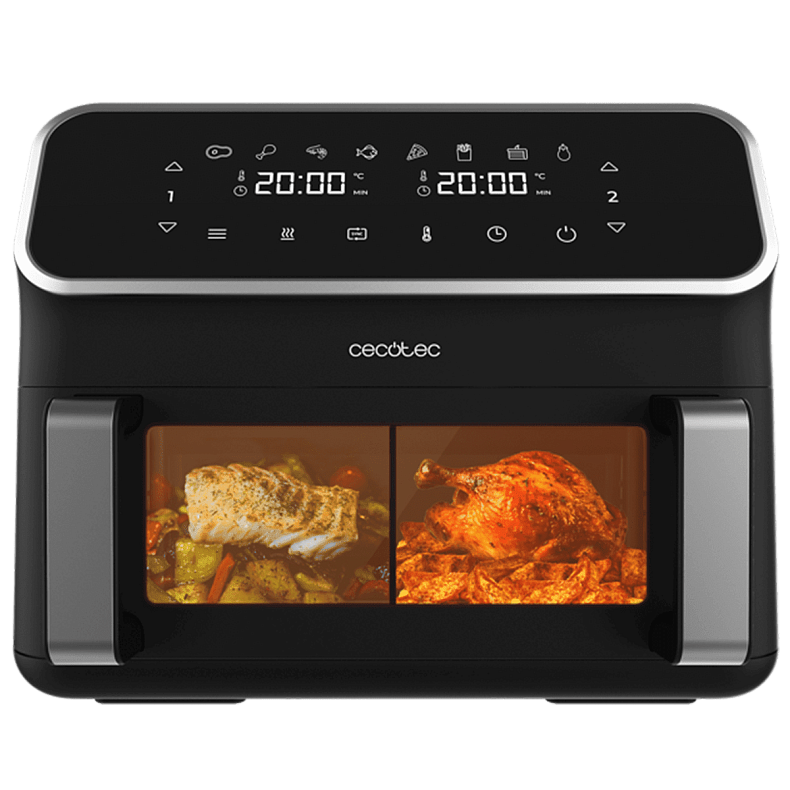 Мультипечь (аэрогриль-фритюрница) CECOTEC Cecofry Panoramic 9000