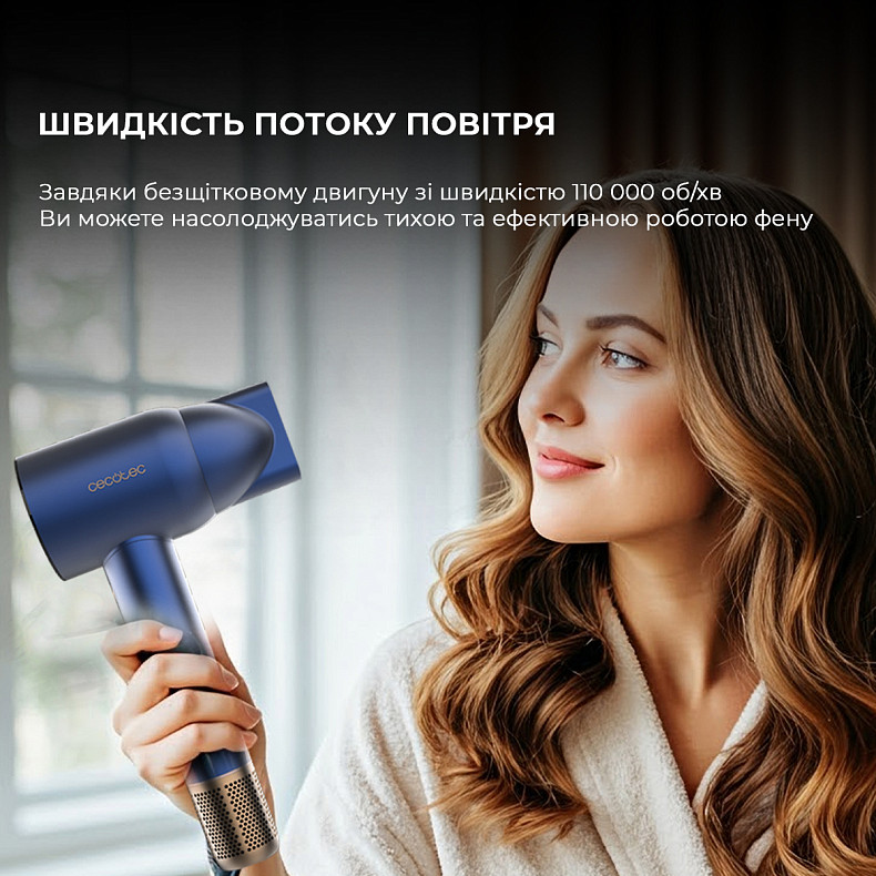 Фен CECOTEC IoniCare RockStar Nano IonTech Blue