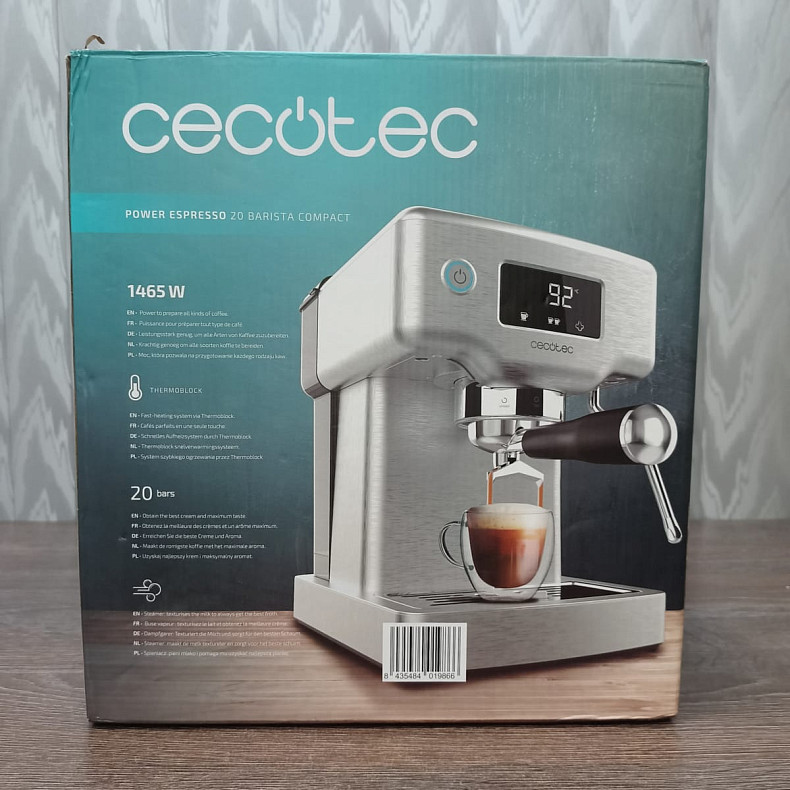 Кавоварка еспресо CECOTEC Power Espresso 20 Barista Compact - Уцінка