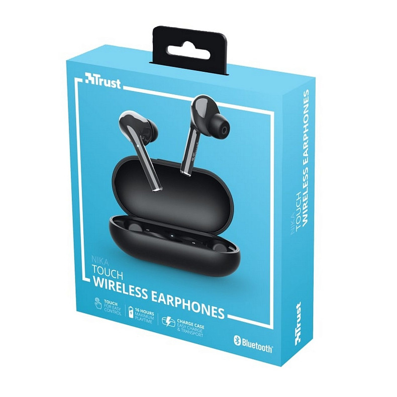 Навушники Trust Nika Touch True Wireless Mic Black