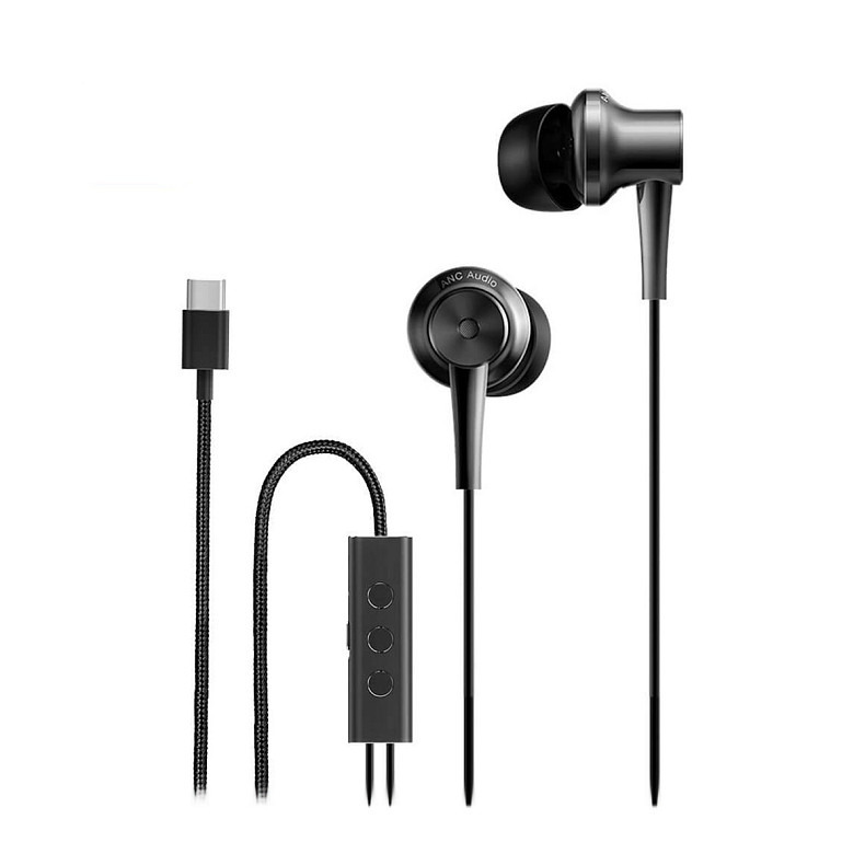 Наушники Xiaomi Mi Noise Reduction Type-C In-Ear Earphones Black (ZBW4382TY)