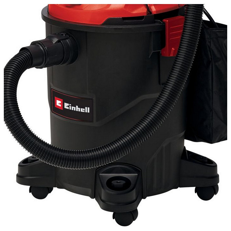 Пилосос професійний Einhell TC-VC 1825 А, 1250 Вт, пластик 25 л, 180 мбар, шланг 2.5 м, кабель 3 м,