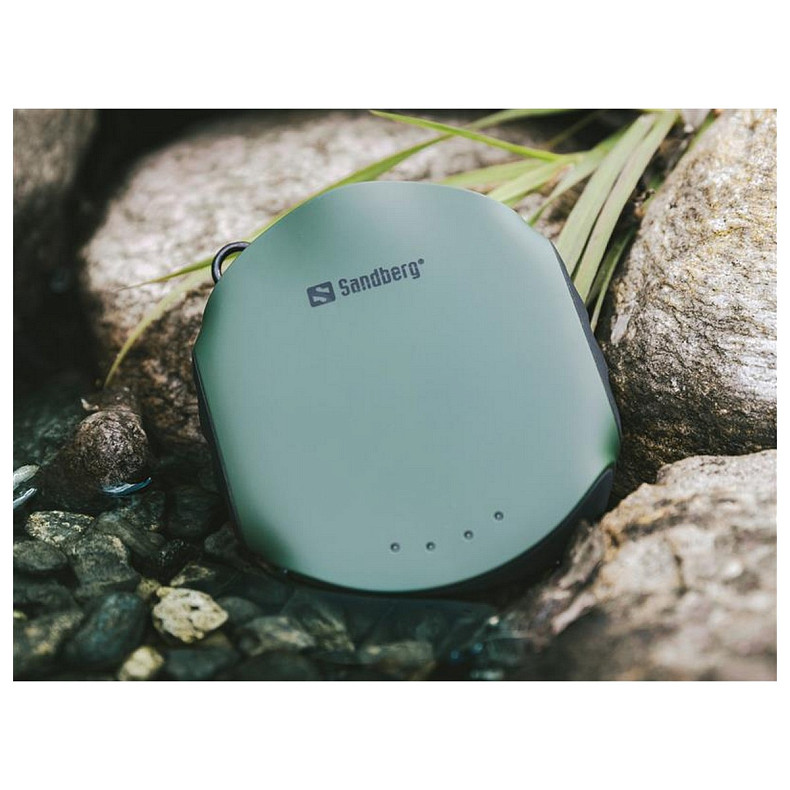 УМБ Sandberg Survivor 10000mAh, 2xUSB, IPX6, мини-компас и фонарик