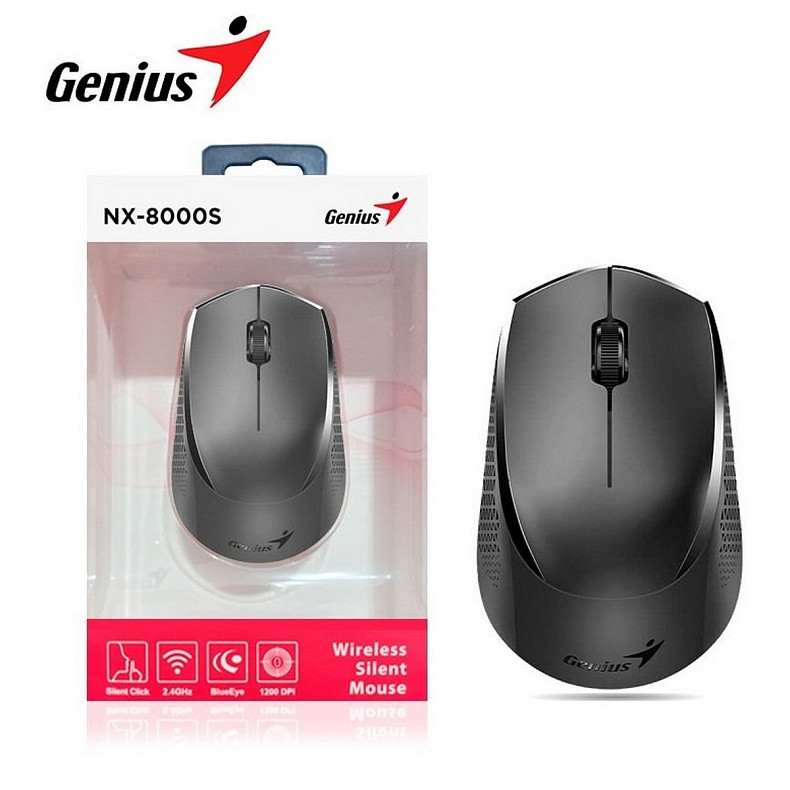 Мышка Genius NX-8000 Silent WL Black (31030025400)