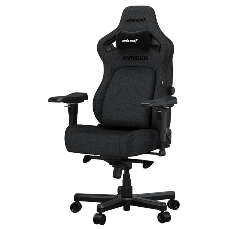Крісло ігрове Anda Seat Kaiser 4 Dark Grey Fabric Size XL