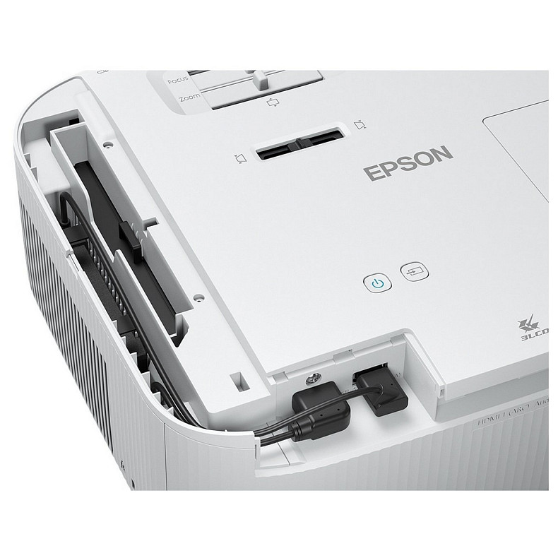 Проєктор домашнього кінотеатру Epson EH-TW6150 UHD, 2800 lm, 1.32-2.15