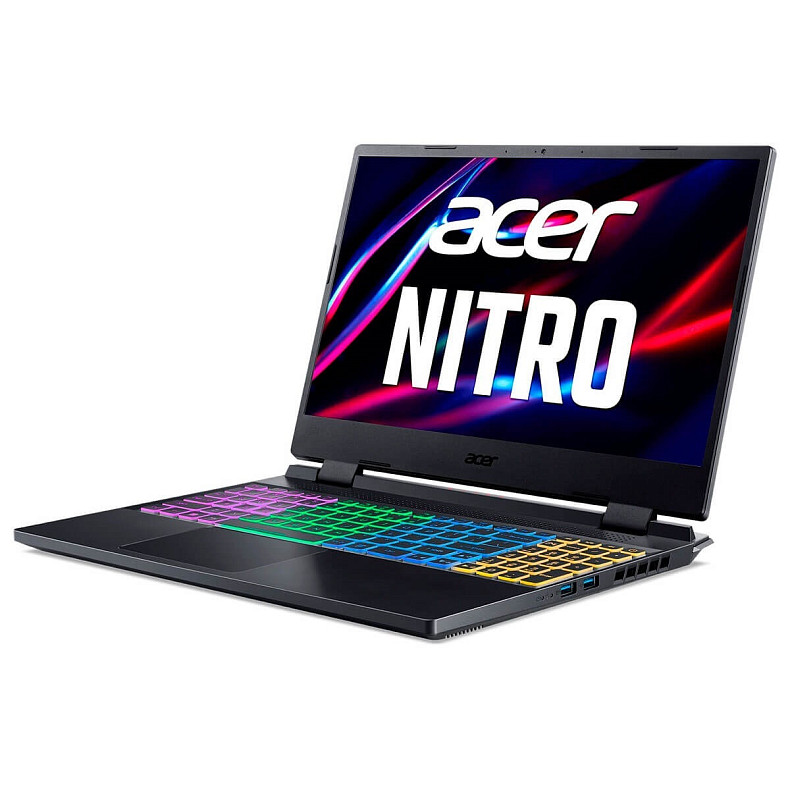 Ноутбук Acer Nitro 5 AN515-58 15.6" FHD IPS, Intel i7-12650H, 16GB, F512GB, NVD4050-6, Lin, черный