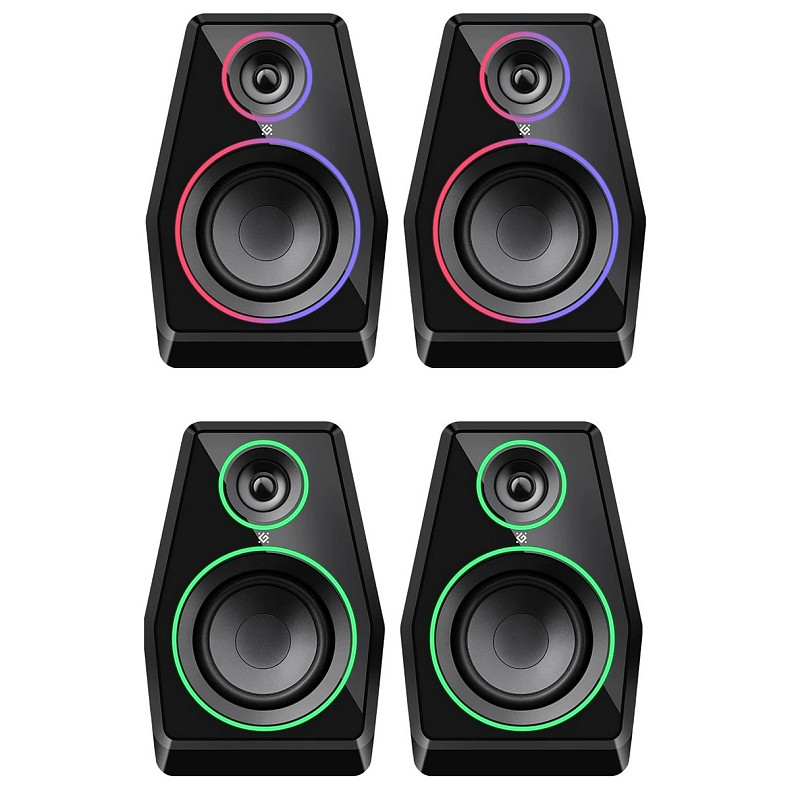Акустические колонки Defender Solar 10 RGB Black (65940)