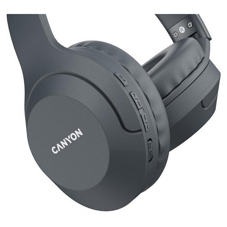 Bluetooth-гарнітура Canyon BTHS-3 Dark grey (CNS-CBTHS3DG)