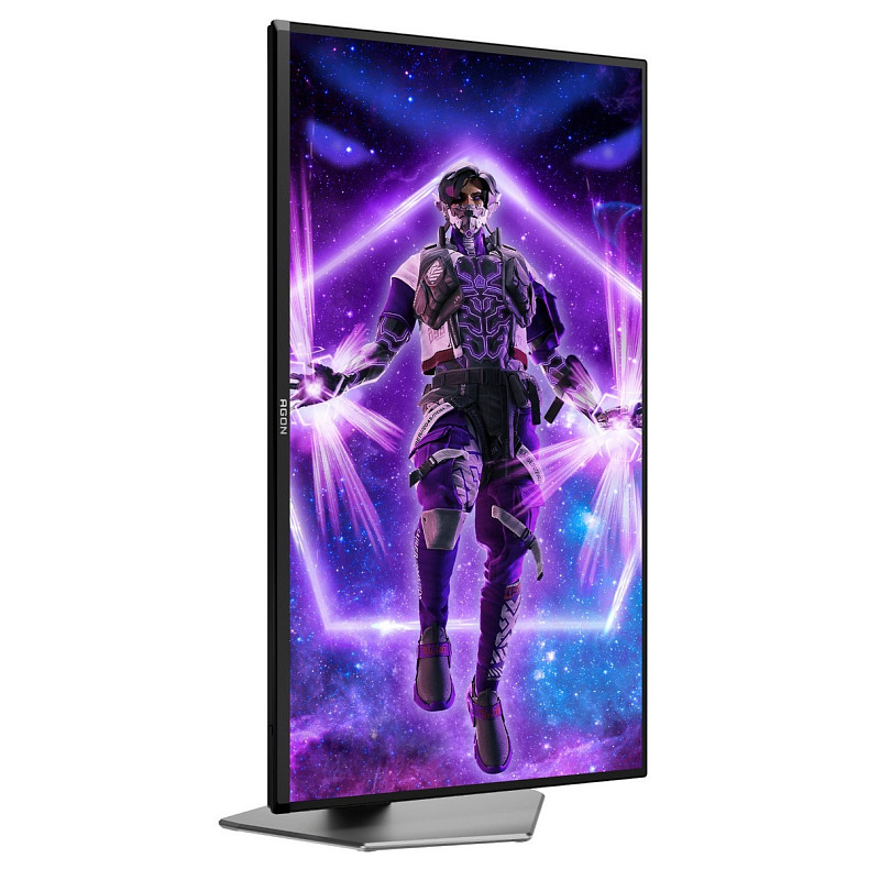 Монітор 31.5" AOC AG326UD, QD-OLED, UHD 4K, 165hz, 0,03мс, HDMIx2, DP, USB-hub, HAS, Pivot,колю.,чорний