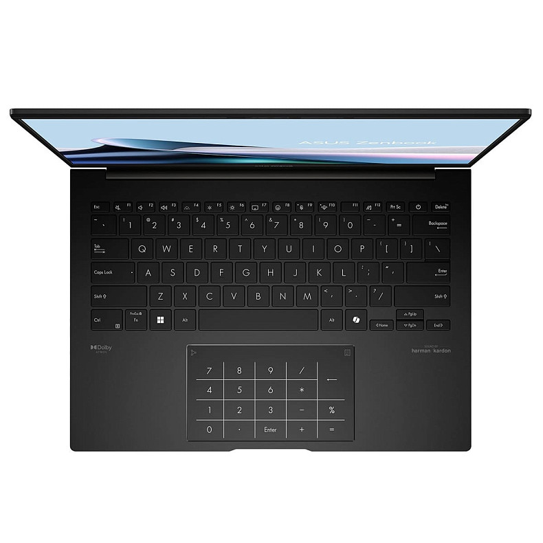 Ноутбук ASUS Zenbook 14 UM3406HA-QD081 14" WUXGA OLED, AMD R7-8840S, 16GB, F1TB, UMA, NoOS, Чорний