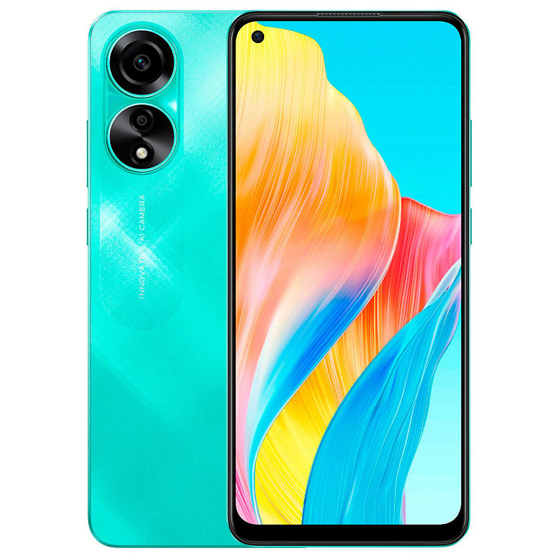 Смартфон Oppo A78 4G 8/128GB Dual Sim Aqua Green