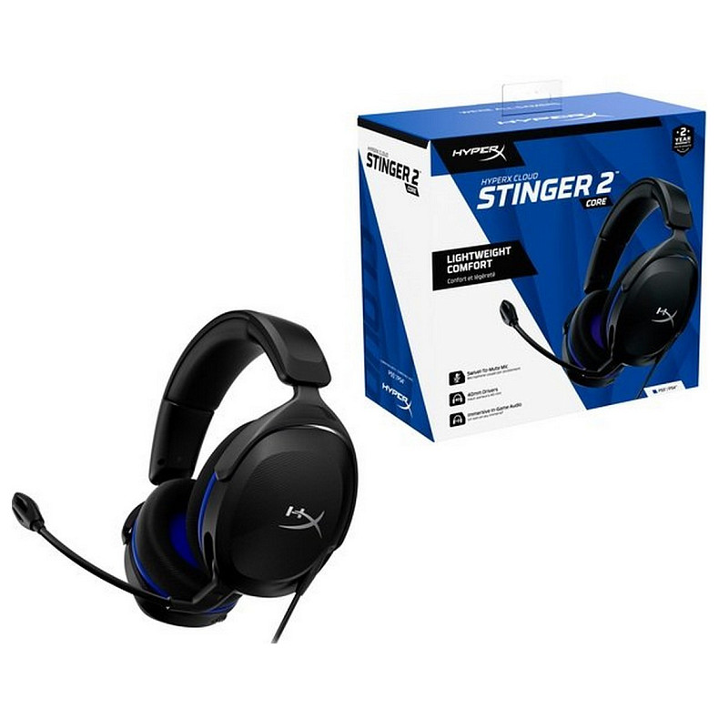 Навушники HyperX Cloud Stinger 2 Core PS5 Black (6H9B6AA)