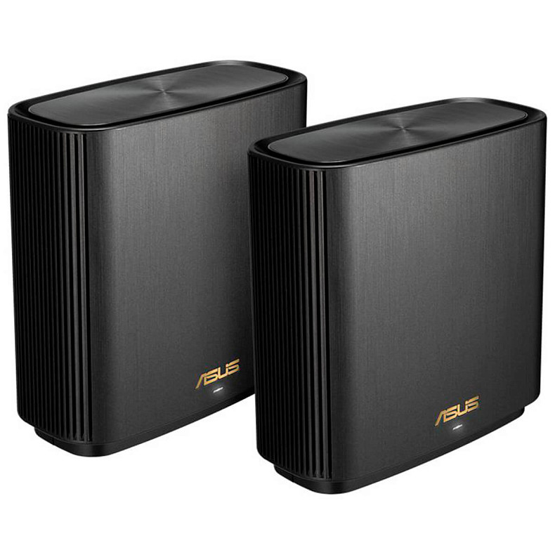 WiFi MESH система ASUS ZenWiFi XT8 2PK V2 black AX6600 3xGE LAN 1x2.5GE WAN 1xUSB3.1 WPA3 OFDMA MESH