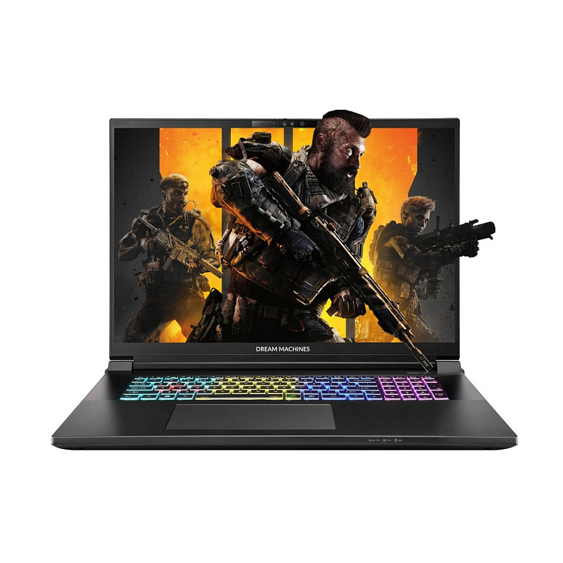 Ноутбук Dream Machines RX5090-18 18UHD+, Intel U9-275HX, 32GB, F1TB, NVD5090-24, DOS, черный