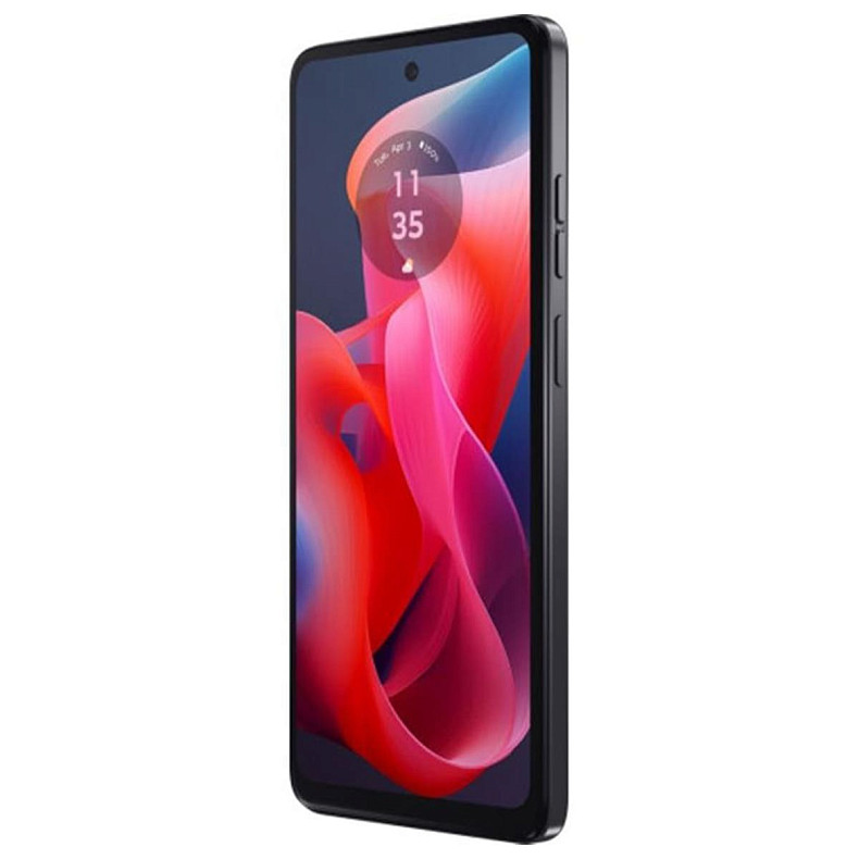 Смартфон Motorola Moto G24 4/128GB Dual Sim Matte Charcoal (PB180009RS)