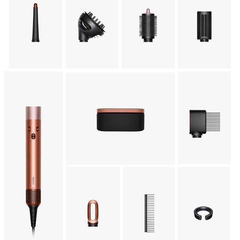 Стайлер Dyson HS08 Airwrap ID Curly/Coily Amber Silk (142899-01)