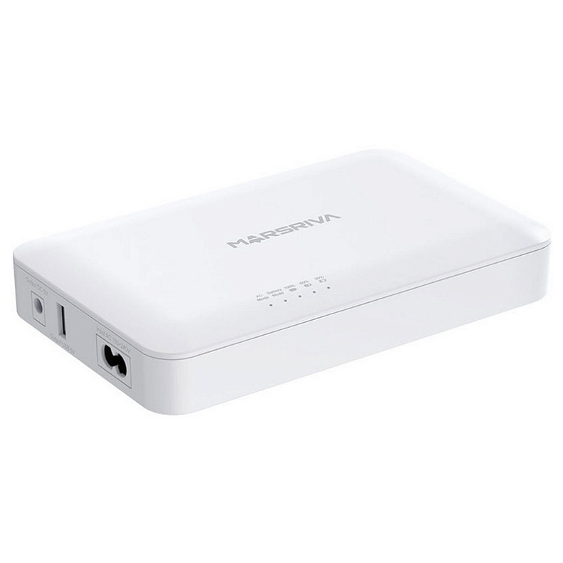 ДБЖ для роутерів Marsriva DC UPS KP6 240VAC 3xDC+PoE24V1A+USB OUT, 2x5V/9V/12V2.5A 18W 10000mAh