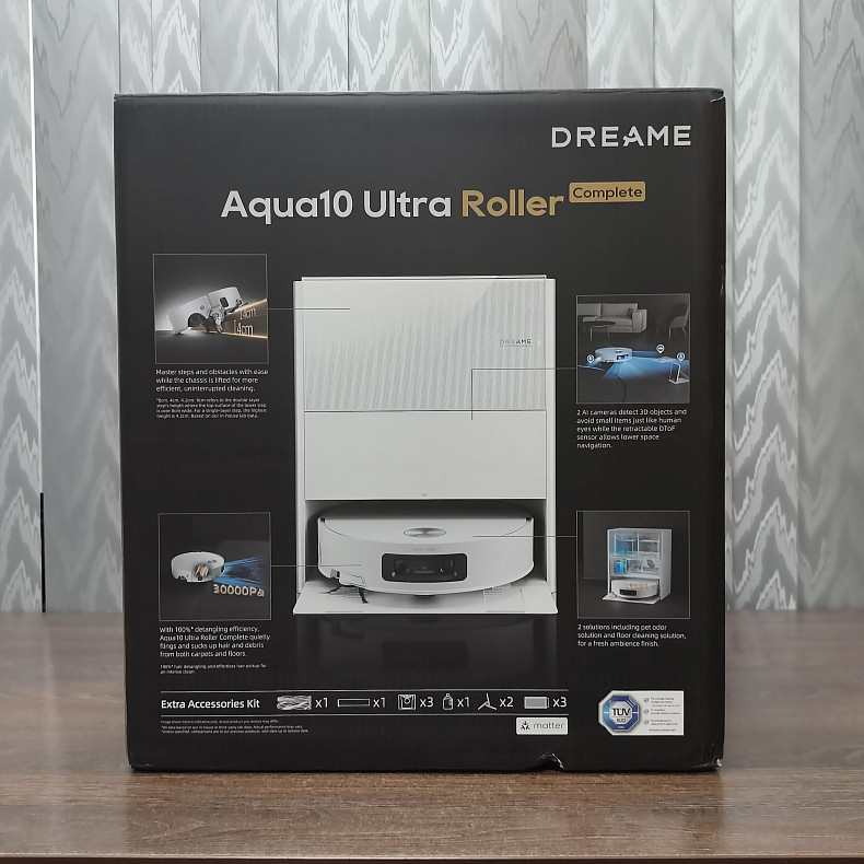 Робот-пилосос миючий Dreame Aqua 10 Ultra Roller Complete White --  Уцінка