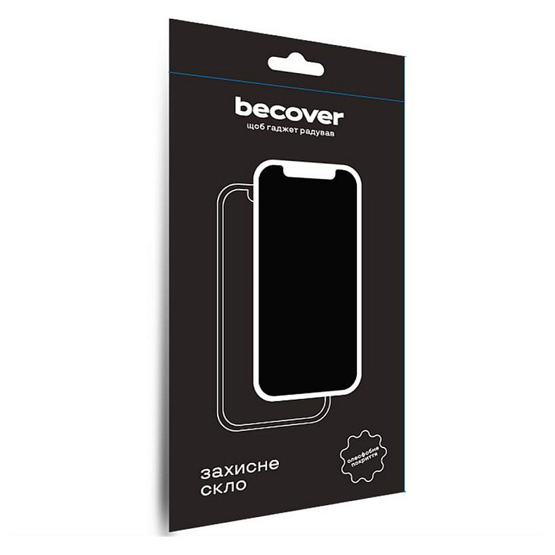 Защитное стекло BeCover для Realme C53 Black (710105)