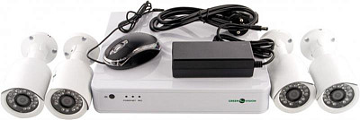 Комплект видеонаблюдения GreenVision GV-IP-K-S31/04 1080P (LP9420)